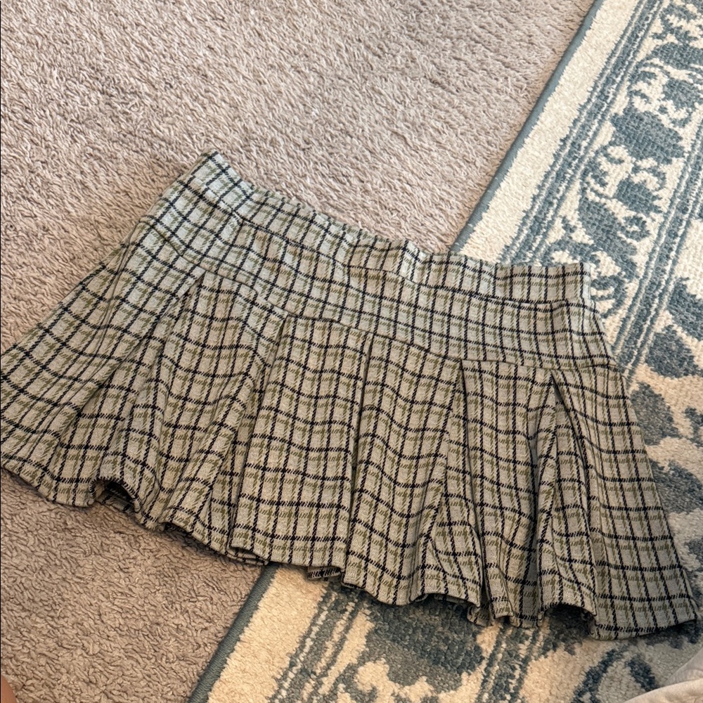 American Eagle Outfitters Checkered Skater Skirt